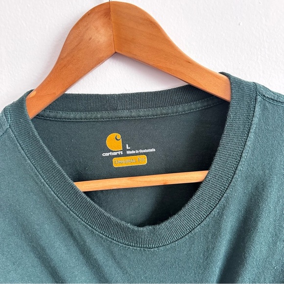 Carhartt Forest Green Long Sleeve Tee - Picture 2 of 4